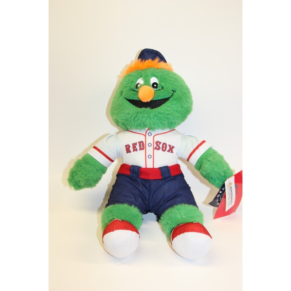 Mega Wally Plush 13” Boston Red Sox NWT Green Monster MLB Baseball Green Wall